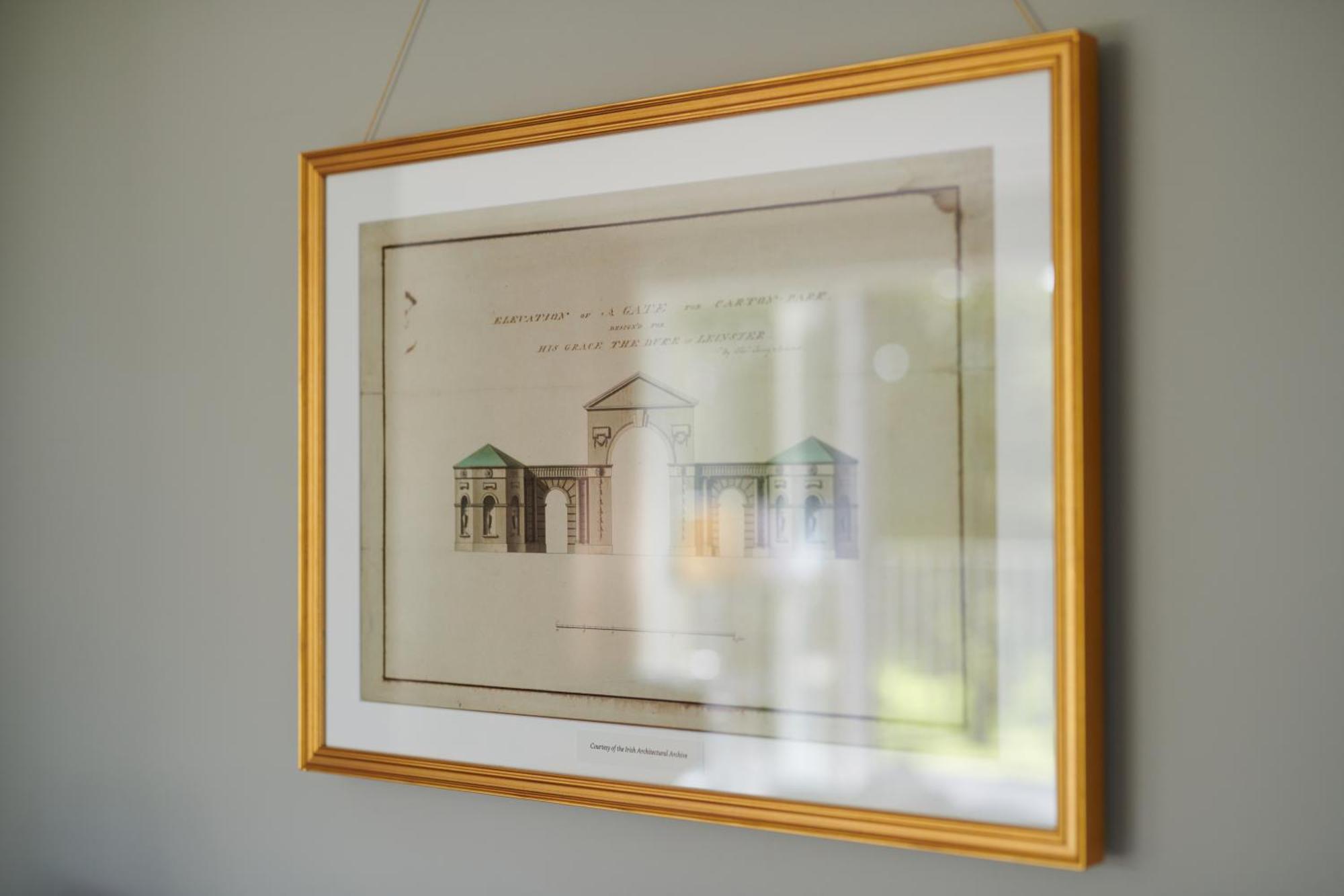 Carton House A Fairmont Managed Hotel Maynooth Ngoại thất bức ảnh A drawing of the original building